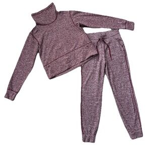 NEW Lululemon Ready To Rulu Jogger Pullover 2pc Outfit Set 4 Heathered Savannah